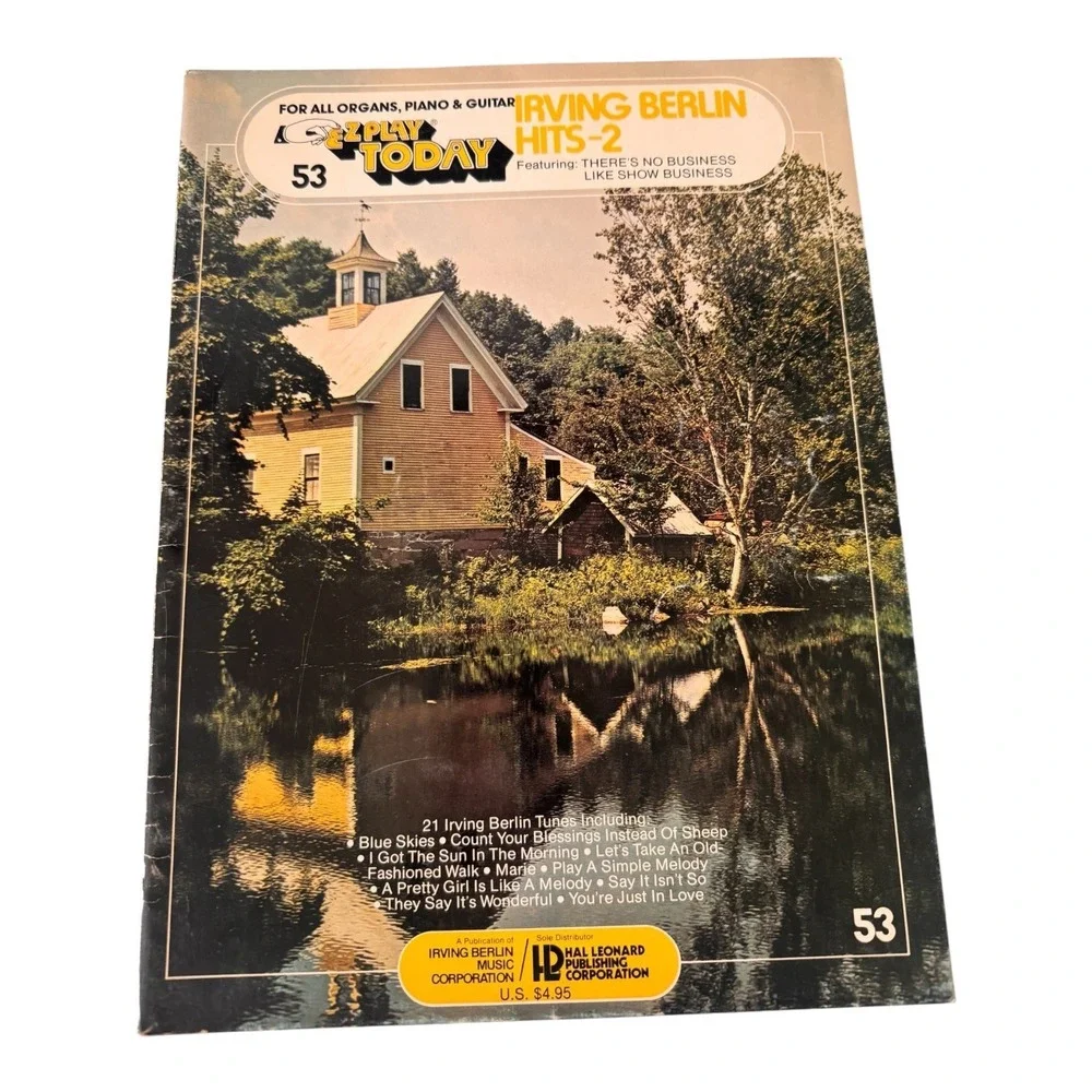 5 E-Z Play Today Music Gershwin Berlin Porter Rodgers Organ Piano Keybrd Guitar